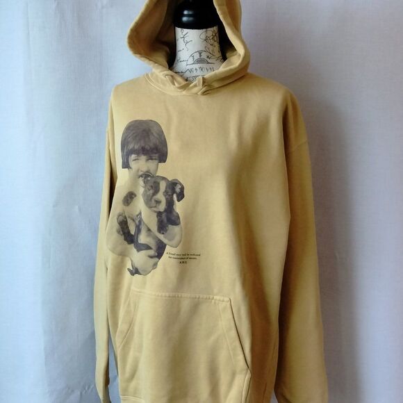 My Best Friend NEW Gold Pullover Hoodie UNISEX Comfort Colors MEDIUM or LARGE - Picture 4 of 8